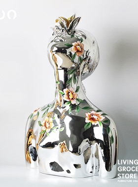 yoowow有窝设计师款摆件头像雕塑