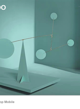 定制简约装修饰品平衡几何风摆件