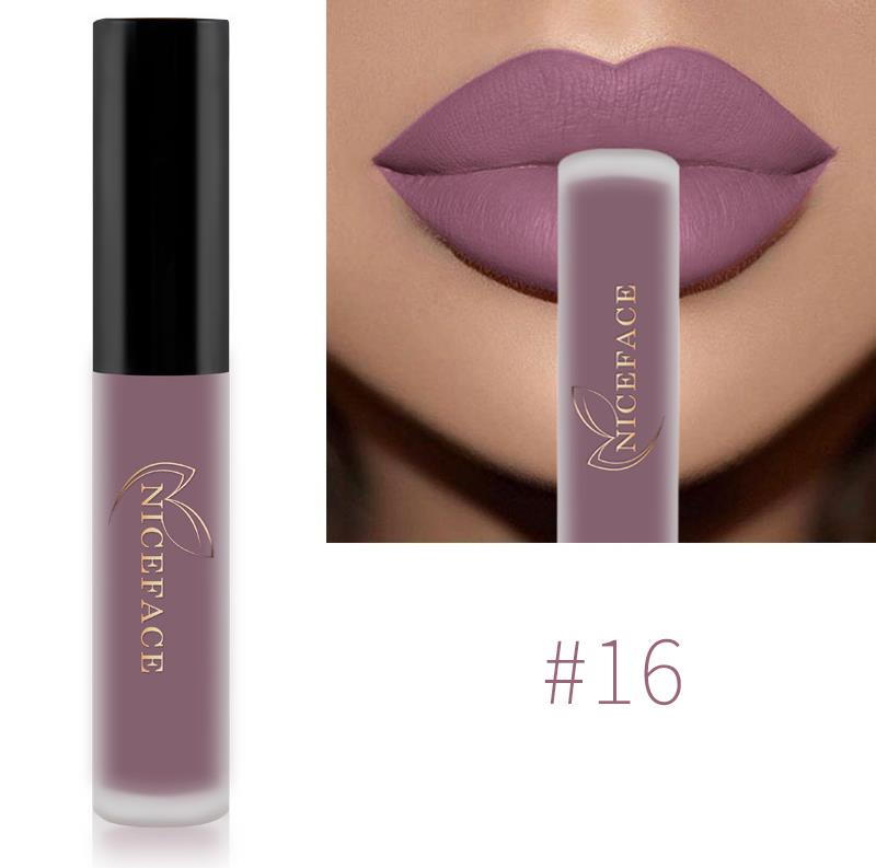 Nude Matte Liquid Lipstick Mate Waterproof Long Lasting - 图0