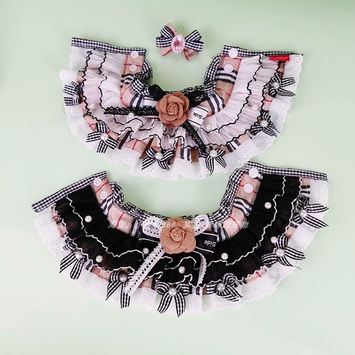 Шарф, плащ, слюнявчик, горный чай, нагрудник из жемчуга, делается под заказ