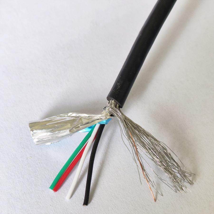 UL2725 28awg1p+24awg2c 带铝箔编织网USB2.0屏蔽线通讯用信号线,淘宝优惠券,粉丝福利购,淘宝优惠卷