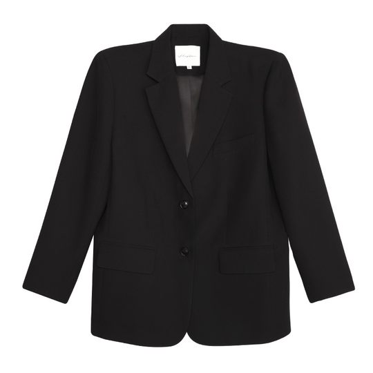NEVA HU Self-focused Black High-end Suit Jacket Women's Loose Casual Suit Temperament Top