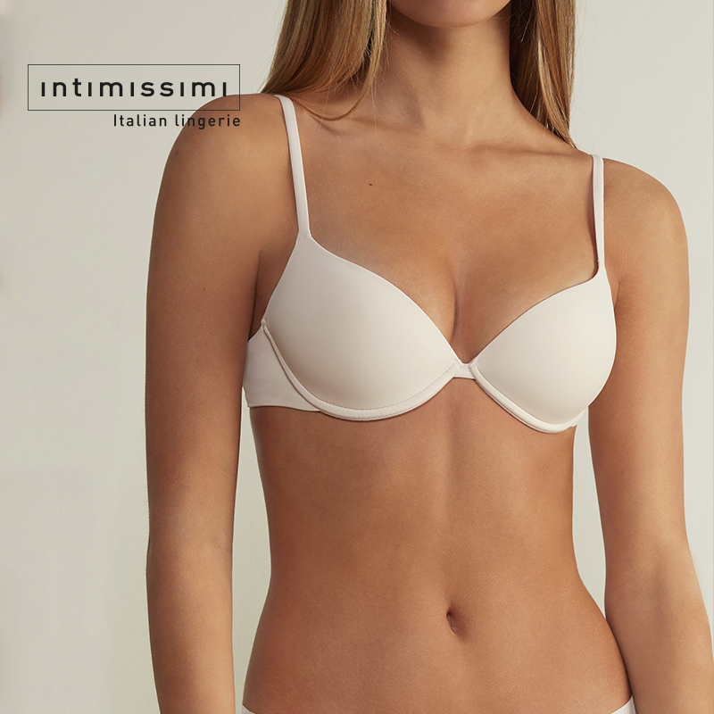 Intimissimi意舒漫Bellissima光面无痕小胸聚拢薄女士文胸RP50L2 - 图3