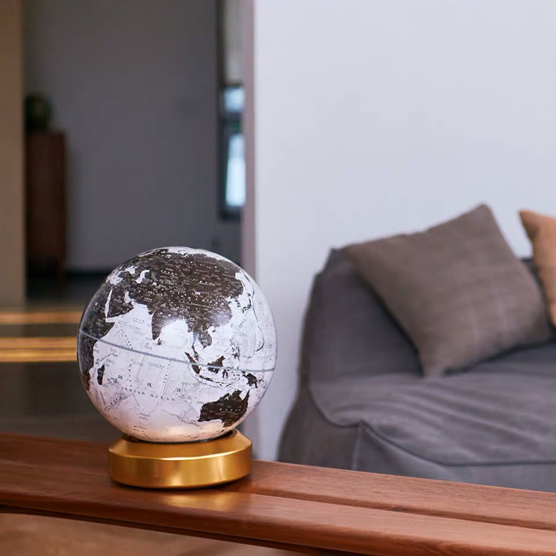 EDITOR01x Homely Globe新款金属底座地球仪书房客厅摆件双语手工 - 图2