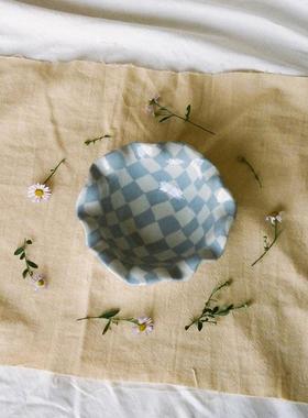 边集EDITOR 韩国POLLYGARDEN手工褶边碗甜点碗置物盘