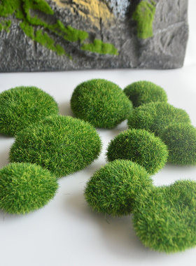 仿真石头室内造景假山泡沫人造道具人工摄影布置苔藓摆件装饰橱窗