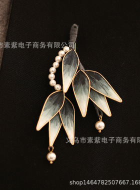 原创设计新款手工绒花竹