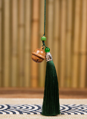 木铃铛吊坠国风流苏香囊