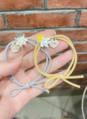 太空人情侣手链相吸女ins小众