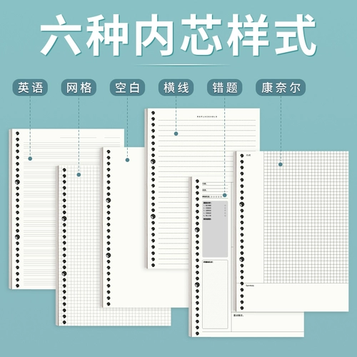 B5 Live Page Book of Booksemplemply Clostring Notepbook A4 Блокнота A5 Руководство Asme Simple English Core Pyrton College Blant Cornell Fancai
