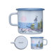 Finland muurla Moomin sunset series tray moomin enamel cup birch tray mug tin box
