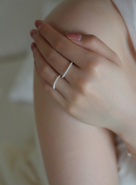 女施家水晶极简超美戒指