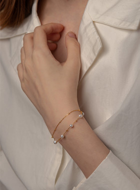 清新满天星复古轻奢手链