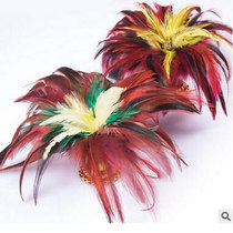 Upgrade Reinforcement Handmade Color Big Chicken Hair Shuttlecock Race Fitness Shuttlecock Ball Shuttlecock Double Bottom Iron Sheet Aggravated