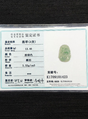 其他情侣翡翠十二生肖吊坠