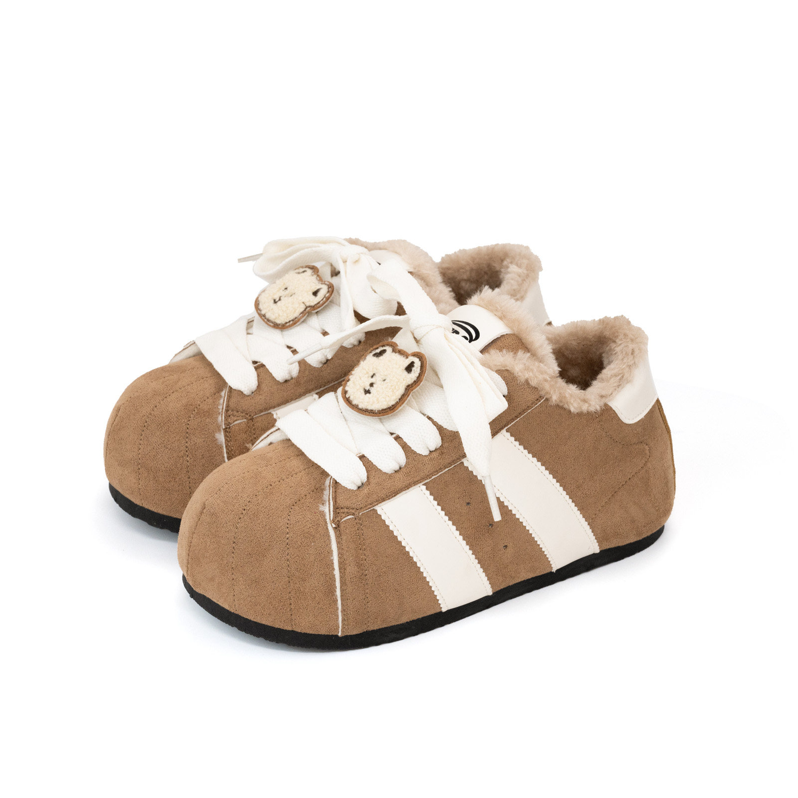 BTBC·【小熊面包】2025年冬季加绒保暖厚底增高勃肯鞋原创休闲鞋,淘宝优惠券,粉丝福利购,淘宝优惠卷