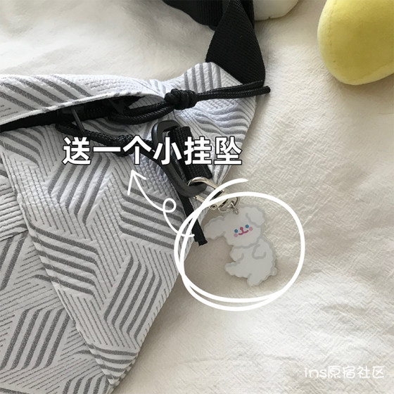 Casual versatile crossbody bag for girls cycling chest bag for men