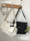 Ins style simple and versatile large-capacity crossbody messenger bag