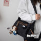 2025 new fashion trend ins style high school student backpack remedial bag college student commuting crossbody bag large capacity