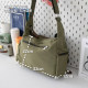 2025 new fashion trend ins style high school student backpack remedial bag college student commuting crossbody bag large capacity