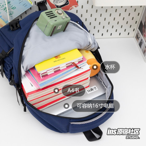 Japanese ins niche backpack lightweight travel backpack