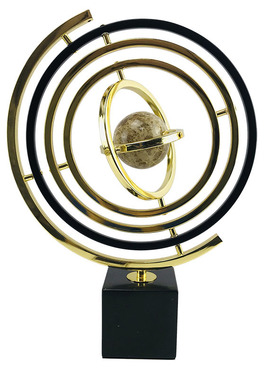 欧式简约地球仪现代创意摆件办公室桌面客厅酒柜摆设家居装饰品