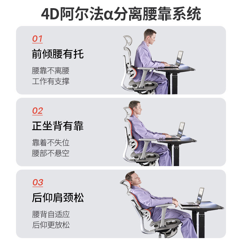 歌德利v1 6代人体靠背透气工学椅 歌德利家具人体工学椅