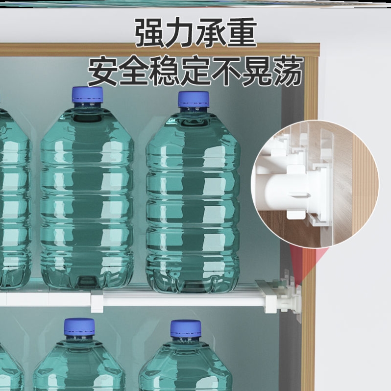 新疆西藏衣柜置物架收纳内分层隔板衣橱浴室宿舍学生柜分板免打孔