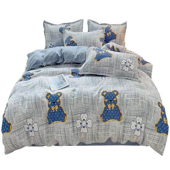 100% pure cotton four-piece set for mother and baby, can sleep naked