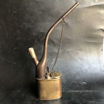 Ancient play collection of antique smoke with water smoke bag swinging pieces of water smoke dry cigarette smoke bag