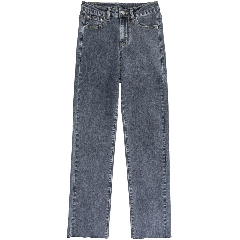 女直筒宽松春装2020新款显瘦牛仔裤 碧雯女装牛仔裤