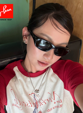 雷朋jennie同款板材窄框墨镜男女