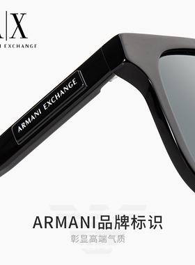 阿玛尼新品复古眉线百搭遮阳墨镜