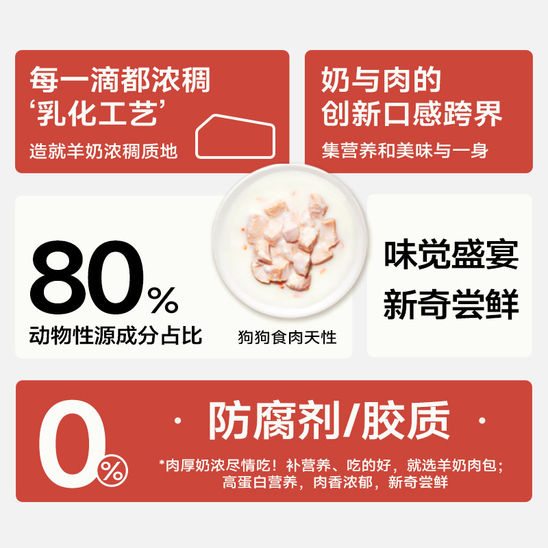 麦富迪狗狗羊奶肉包零食湿粮成犬幼犬补水拌饭营养狗罐头鲜封包,淘宝优惠券,粉丝福利购,淘宝优惠卷