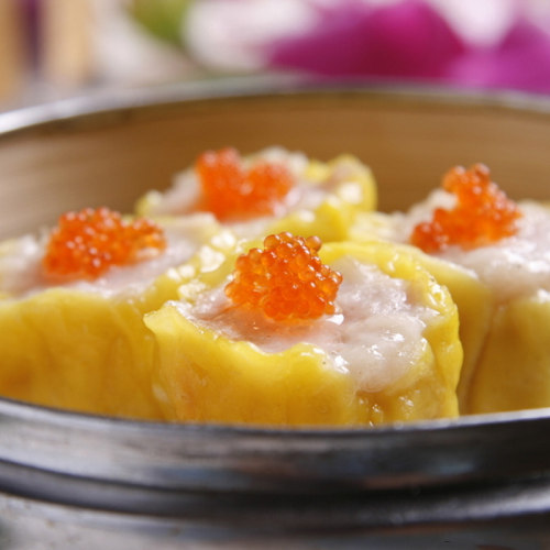 加藤利鱼籽猪肉烧卖港式干蒸茶楼营养早餐懒人食品早餐酒店商用 - 图0