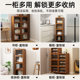 Moisture-proof storage cabinet with doors in living room kitchen storage rack