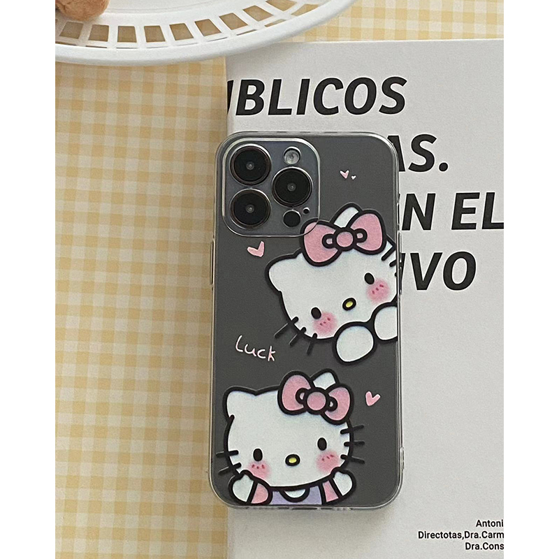 hellokitty手机壳苹果14promax适用于华为mate50红米note13菲林壳OPPOa97凯蒂猫vivox90哈喽小米11青春一加 - 图2