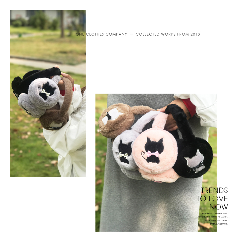 包邮 小猫耳包 保暖防寒护耳耳罩 女冬季可爱学生耳套 韩版可调节 - 图3