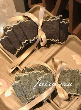 抹茶巧克力秋冬褶皱蝴蝶结发夹女慵懒风马尾13cm香蕉夹后脑勺竖夹