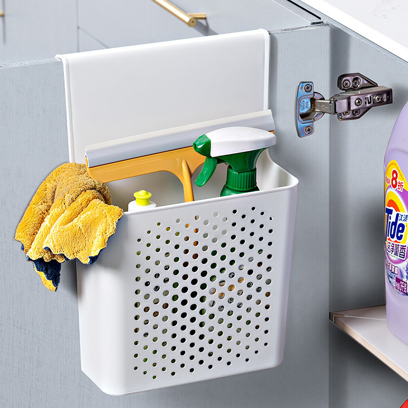 【柜门挂架】置物架收纳盒家用挂式收纳筐免打孔冰箱橱柜创意简约,淘宝优惠券,粉丝福利购,淘宝优惠卷