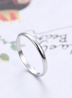 戴之梦情侣925纯银不掉色戒指
