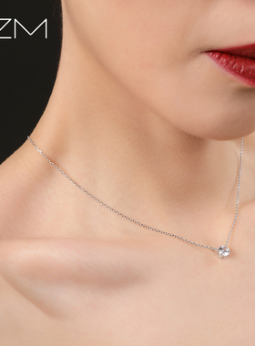 新品925纯银不掉色四爪文艺单钻