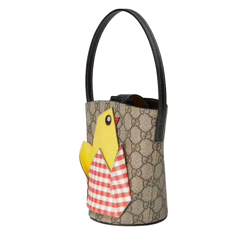 gucci古驰小鸡gg购物袋帆布手提包 LAMAVO女士包袋