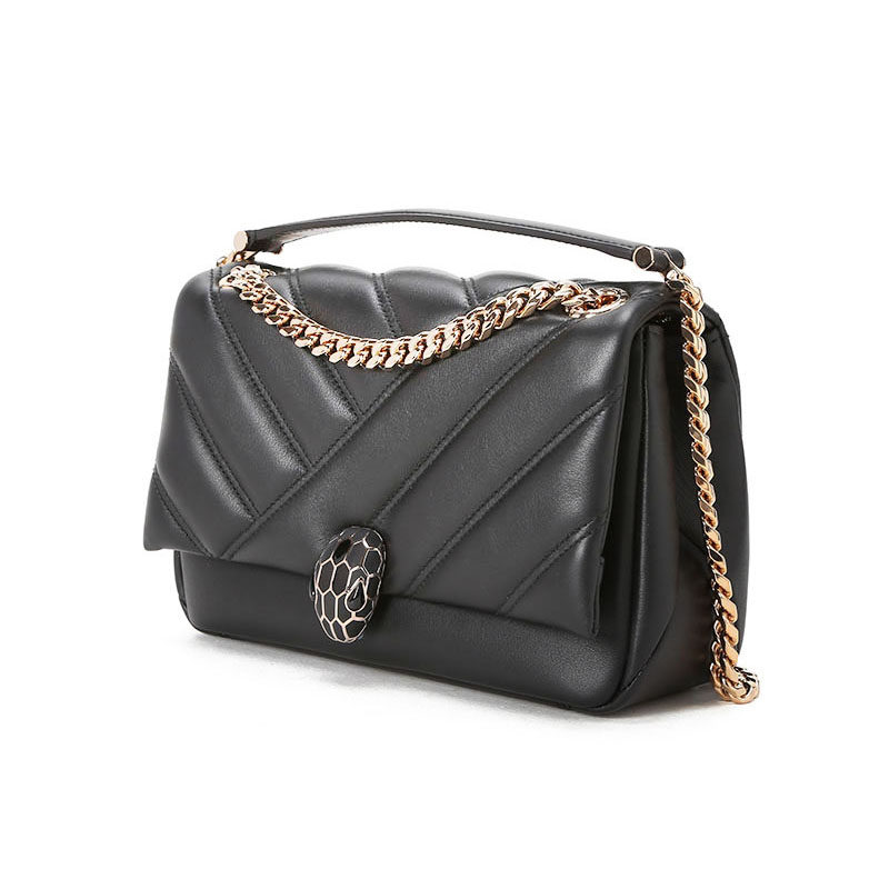 bvlgari /宝格丽蛇头链条单肩包 LAMAVO女士包袋