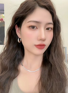 欧美小众设计高级感耳环冷淡风银色水滴耳饰2026新款爆款夸张耳坠