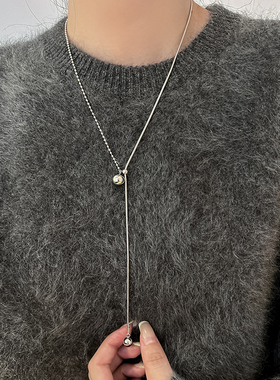 金属钛钢女简约冷淡风项链