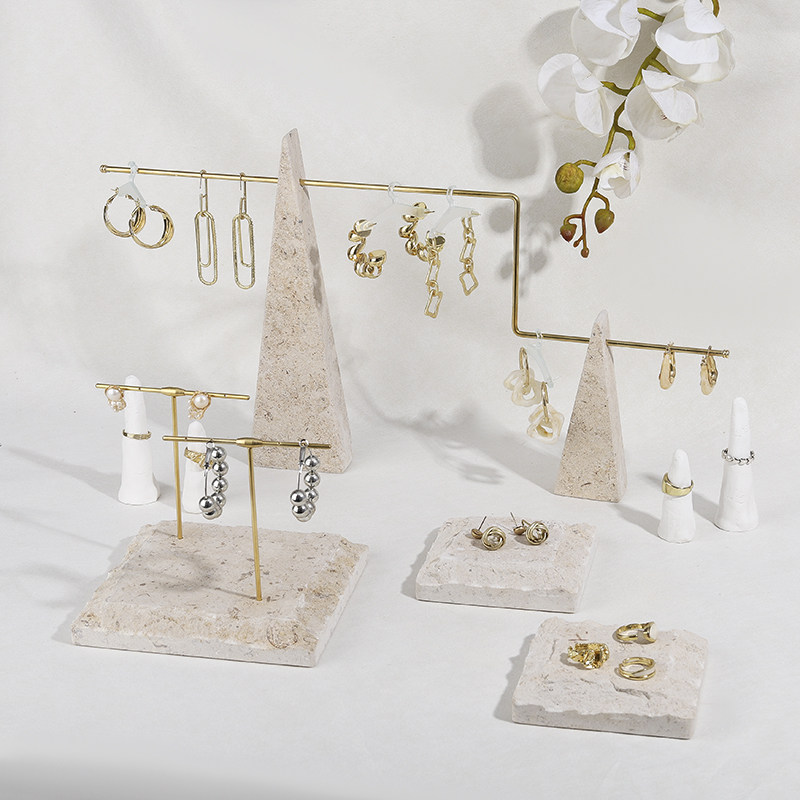 凡岩原创大理石首饰展示架高端创意饰品家用陈列架子商用珠宝展架,淘宝优惠券,粉丝福利购,淘宝优惠卷