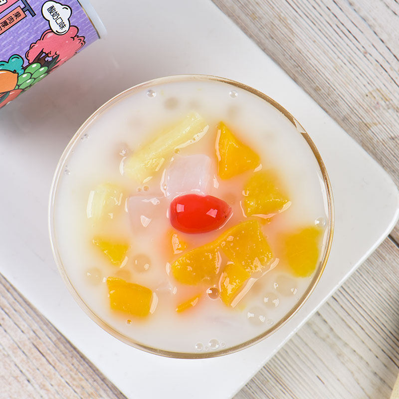 酸奶西米露水果罐头220g*10罐混合装整箱新鲜黄桃罐头橘子零食,淘宝优惠券,粉丝福利购,淘宝优惠卷
