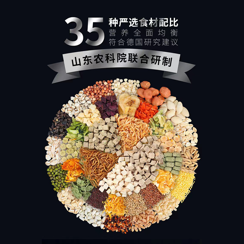 仓鼠粮食营养自配粮金丝熊食物熊粮侏儒主粮冻干自配饲料零食用品 - 图1