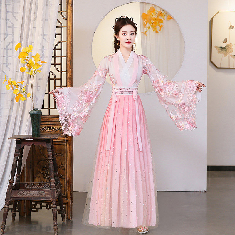 女古装中国风樱花超仙正品改良汉服 美俪秘籍汉服